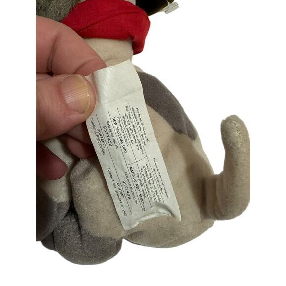 The Disney Store Oliver And Company Dodger Bean Bag Stuffed Plush Vintage 8” - Picture 9 of 9